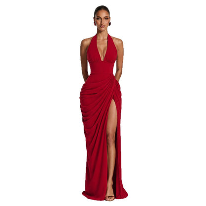 Sleeveless V-Neck Bodycon Dress