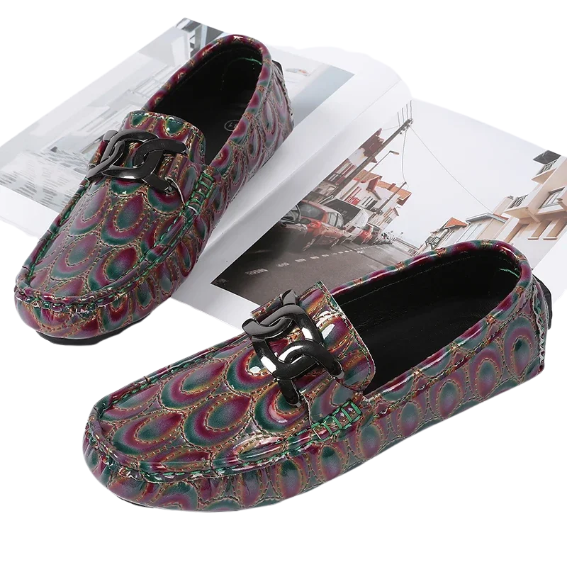 Comfort Casual Driving Shoes Handmade PU Leather Men's Loafers