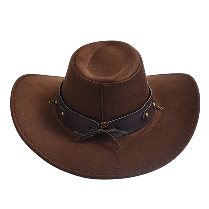 Vintage Artificial Suede Western Cowboy Jazz Hat