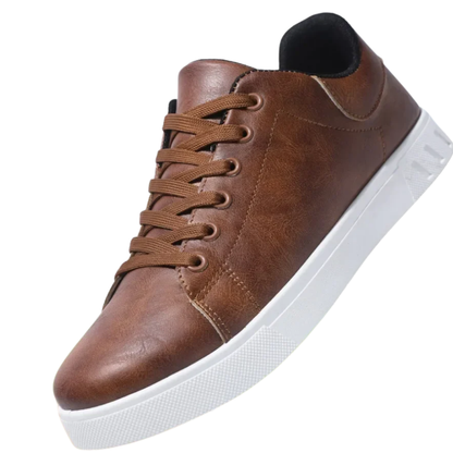 Trendy Spring/Summer Flats Classic British Leather Loafers for Men