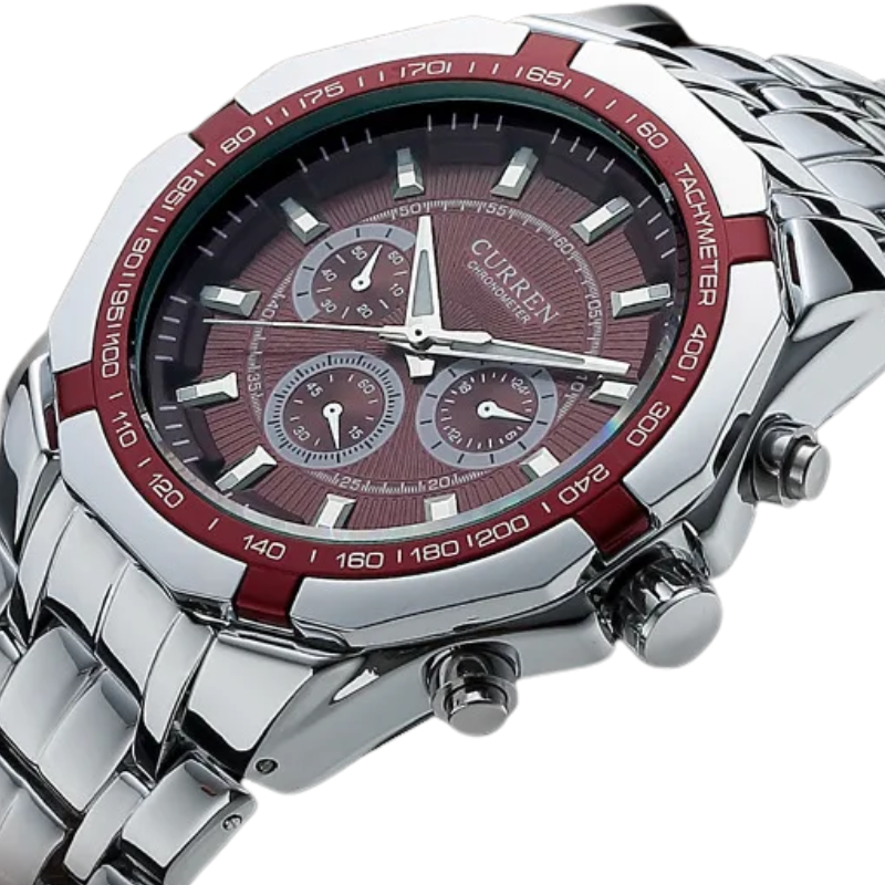 CURREN Men's Luxury Waterproof Steel Quartz Military Sport Watch