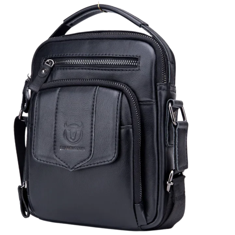 Business & Fashion Genuine Leather Men's Crossbody Messenger Bag