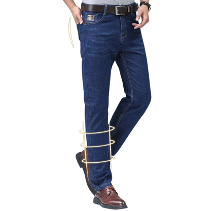 Blue Denim Men’s Stretch Slim fit Straight Jeans