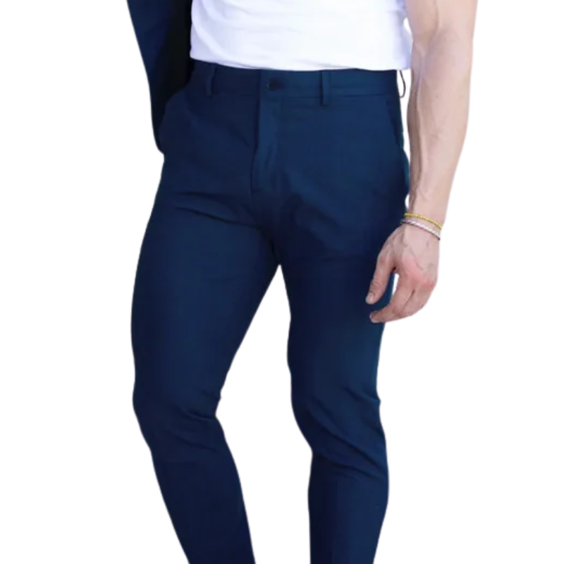Casual All-Match Pencil Trousers Men’s Slim Solid Pants