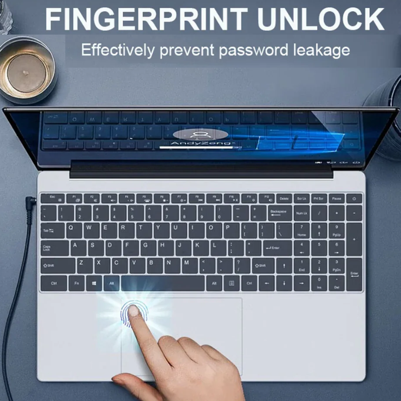 15.6" i7 Laptop 16GB Win11 Fingerprint Gaming Notebook