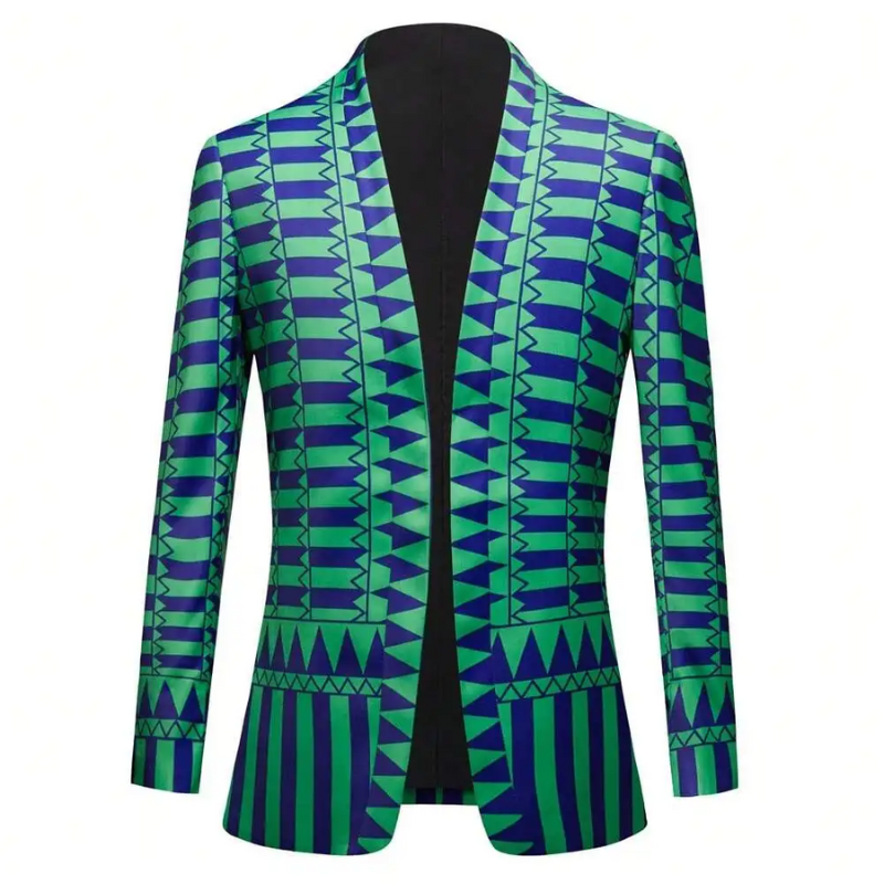 Casual Business Coat Men’s Slim Fit Notched Blazer