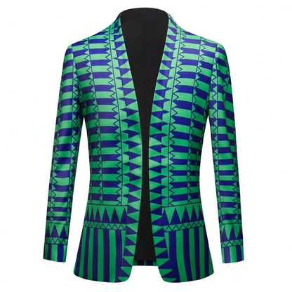 Casual Business Coat Men’s Slim Fit Notched Blazer