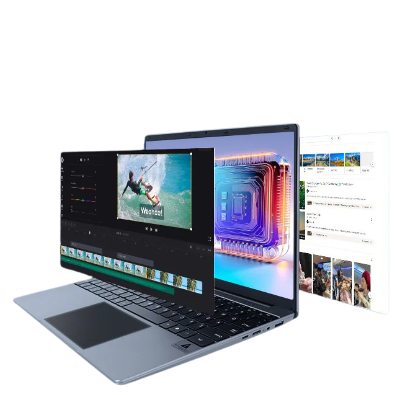 15.6" FHD Laptop 16GB+512GB SSD Intel N5095 Win11 Notebook