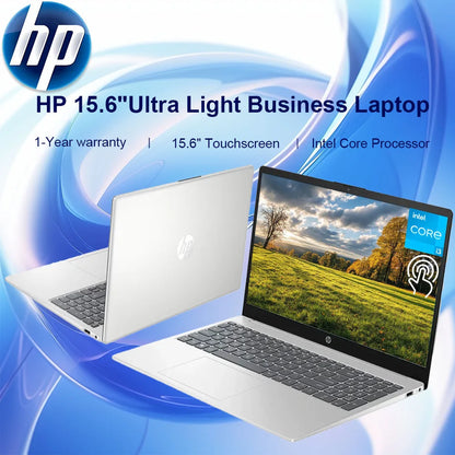 HP 15.6" Touch Laptop, i3-1215U, 64GB RAM, 2TB SSD, Silver