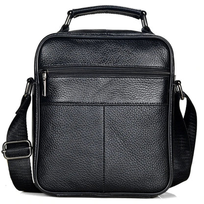 Genuine  Leather Messenger Bag for Business & iPad Tote
