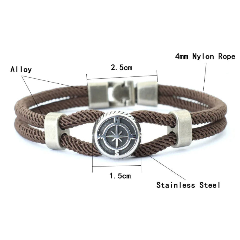 Bracelet with measurements and material details