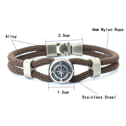 Bracelet with measurements and material details
