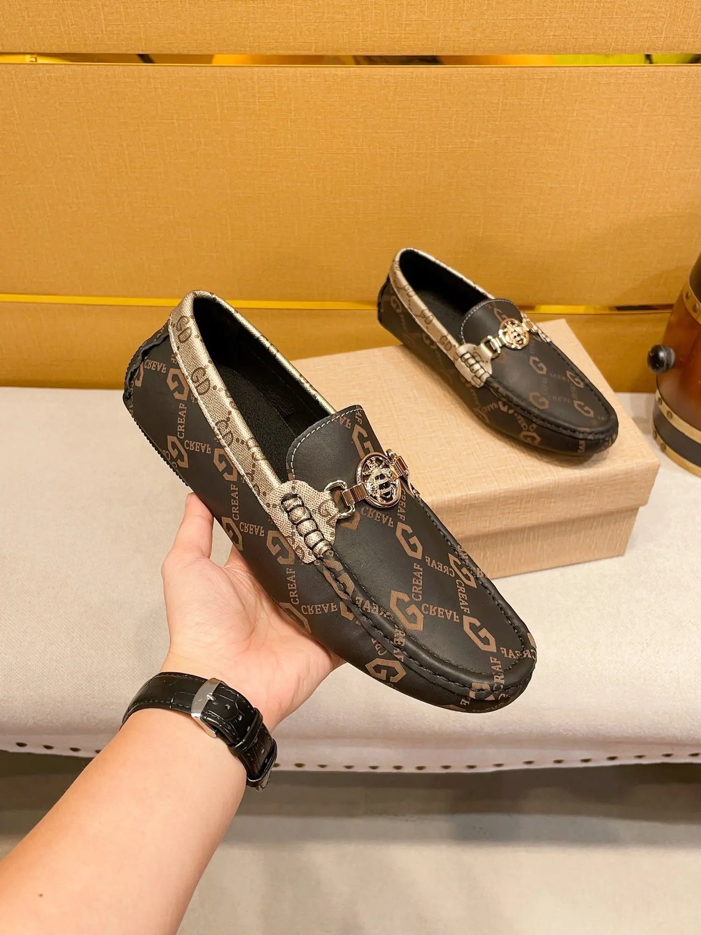 Soft Sole Business  Italian Designer Leather Loafers Shoes for Men