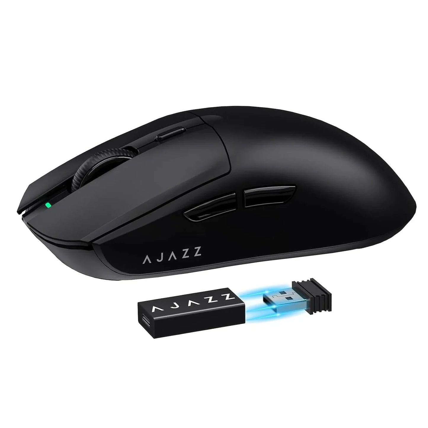 A.JAZZ AJ139 G Pro 4K Wireless Gaming Mouse Ultra-Lightweight 59g with Dual Mode-Wired/2.4Ghz Receiver up to 26K DPI,Ergonomic
