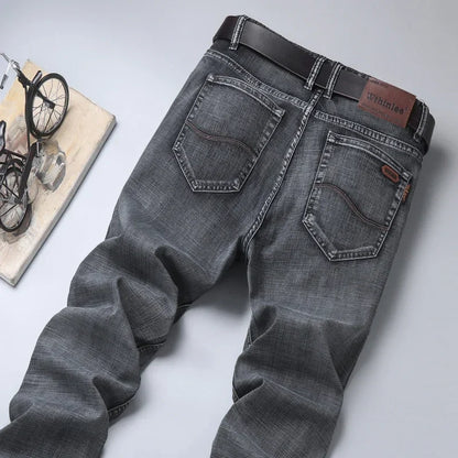 Casual & Stylish Men's Classic Straight Fit Ripped Denim Jeans