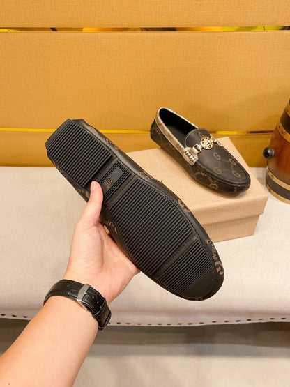 Soft Sole Business  Italian Designer Leather Loafers Shoes for Men