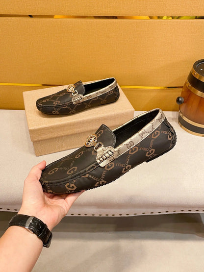 Soft Sole Business  Italian Designer Leather Loafers Shoes for Men