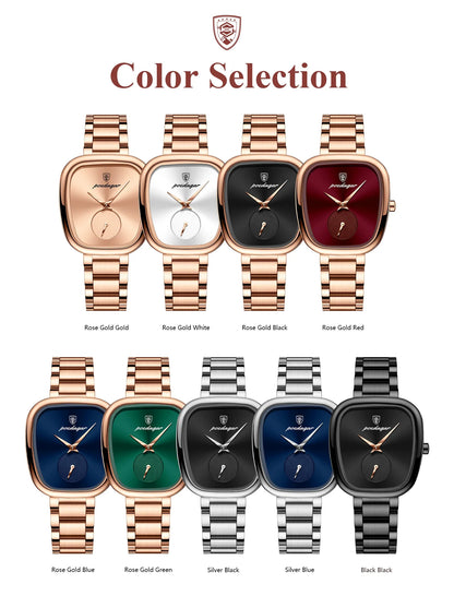 Waterproof Stainless Steel Elegant Luxury Women's Quartz Watch