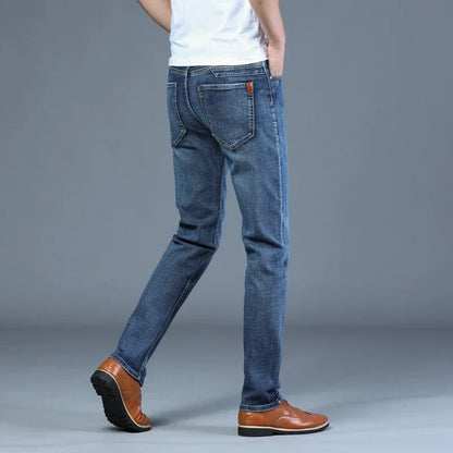 Casual & Stylish Men's Classic Straight Fit Ripped Denim Jeans