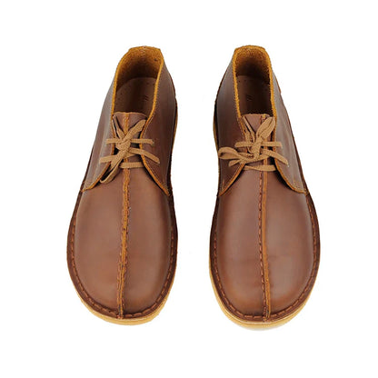 Retro Cowhide Casual Walkers Genuine Leather Men's Desert Boots
