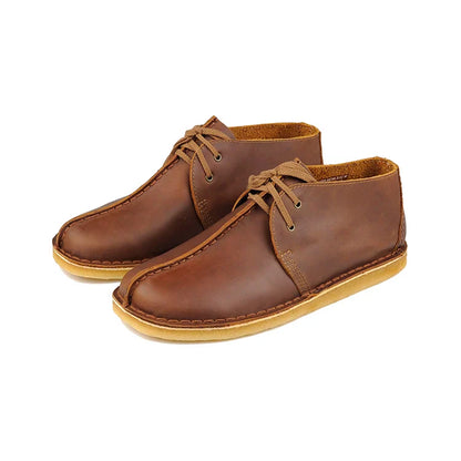 Retro Cowhide Casual Walkers Genuine Leather Men's Desert Boots