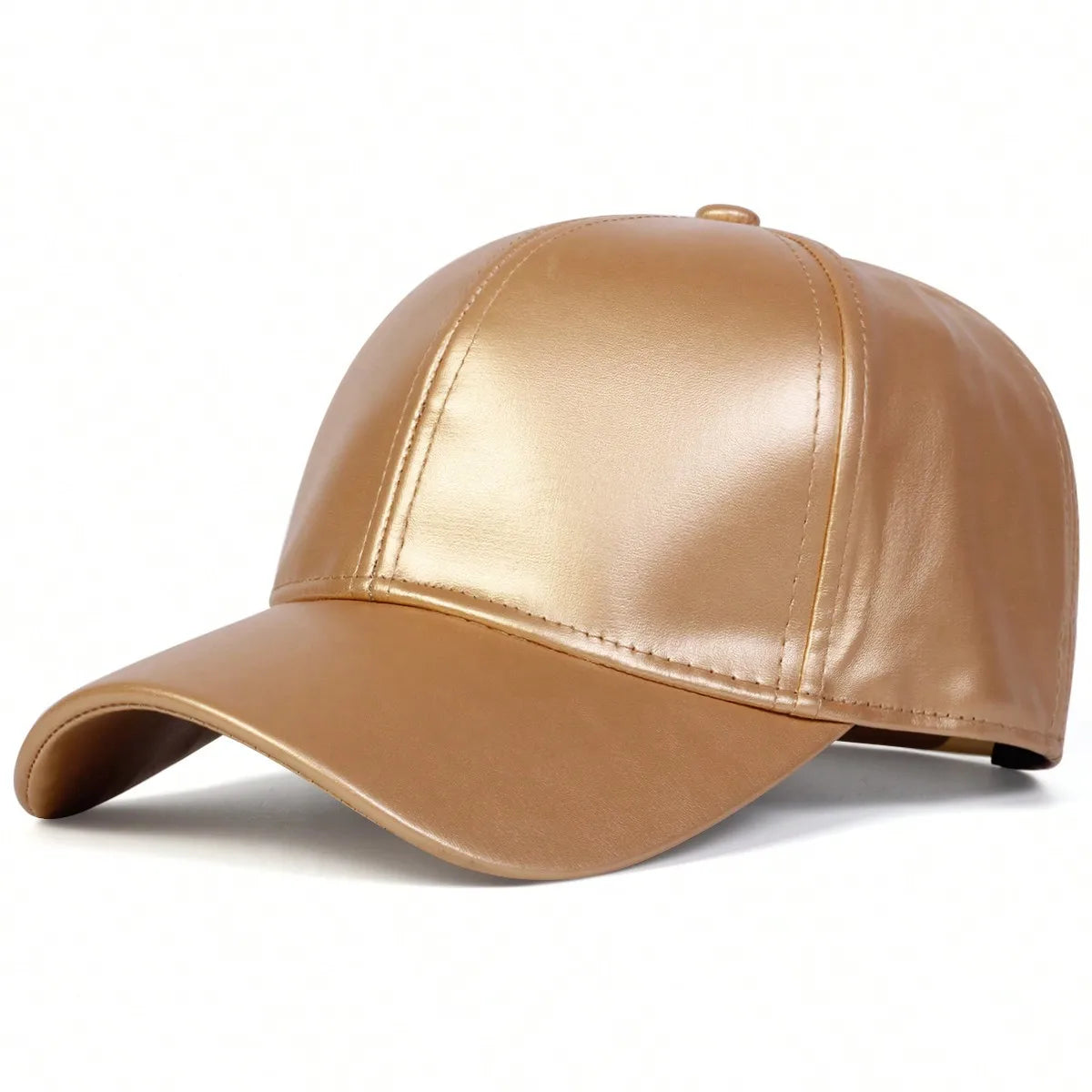 PU Leather Duckbill Baseball Cap