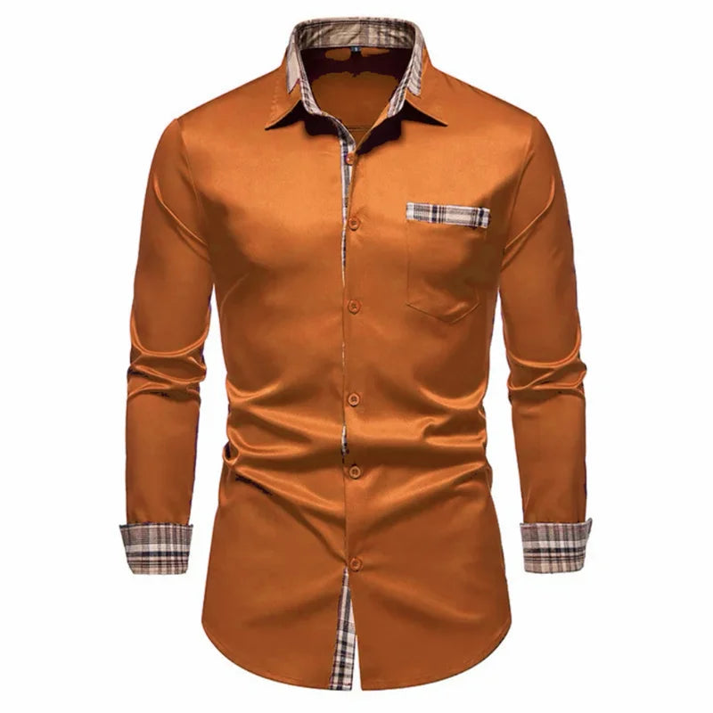 Elegant Slim Fit Men’s Formal Shirt for Business Wear