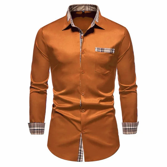 Elegant Slim Fit Men’s Formal Shirt for Business Wear