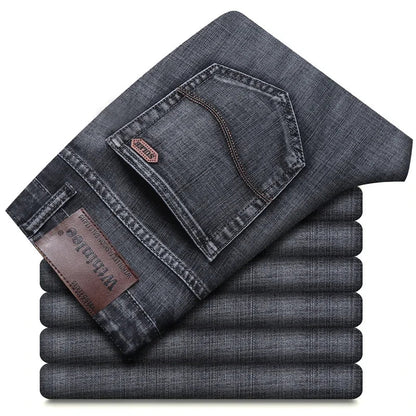 Casual & Stylish Men's Classic Straight Fit Ripped Denim Jeans