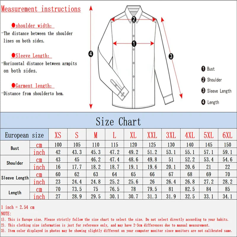 Casual Elegant Men’s Oversized Printed Long Sleeve Shirt