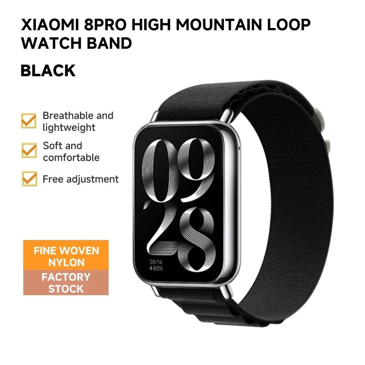 Alpine Loop Nylon Strap for Redmi Watch 4 & Mi Band 8 Pro