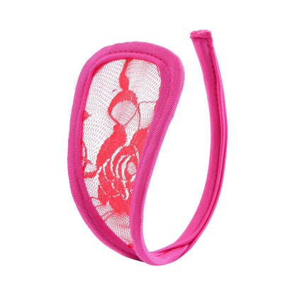 Ivory Bloom Strappy Lace Thong for Women