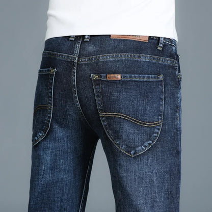 Casual & Stylish Men's Classic Straight Fit Ripped Denim Jeans