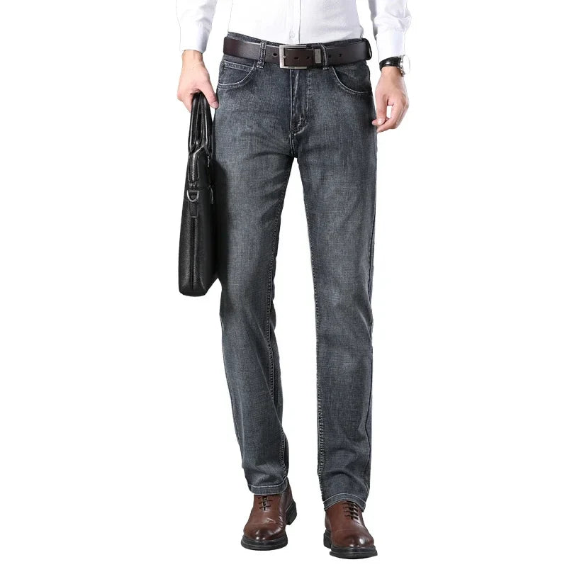 Casual & Stylish Men's Classic Straight Fit Ripped Denim Jeans