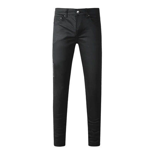 Men’s Trendy Skinny Retro Low-Rise Slim Denim Jeans