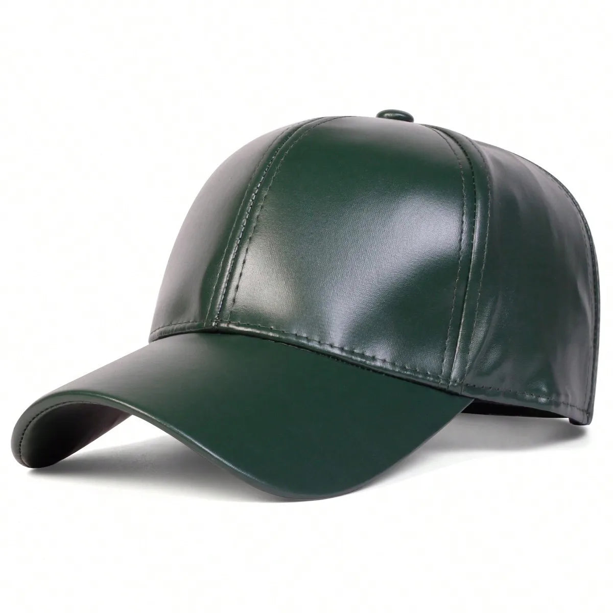 PU Leather Duckbill Baseball Cap