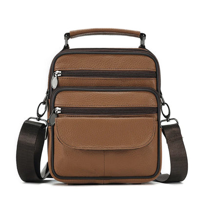 Genuine Leather Crossbody Men's  Messenger Sling Bag