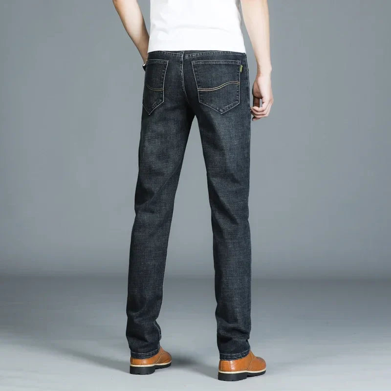 Casual & Stylish Men's Classic Straight Fit Ripped Denim Jeans