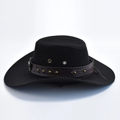 Vintage Artificial Suede Western Cowboy Jazz Hat