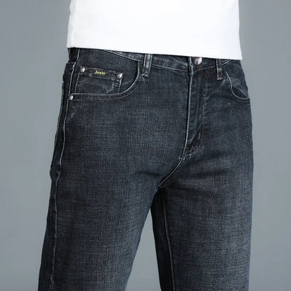 Casual & Stylish Men's Classic Straight Fit Ripped Denim Jeans