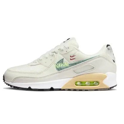 Nike Air Max 90 Retro Comfortable Sports Style Wear Resistant Low Cut Casual Running Shoes for Men and Women, Brown
