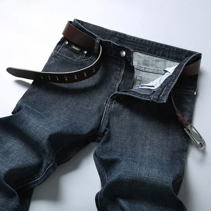 Casual & Stylish Men's Classic Straight Fit Ripped Denim Jeans