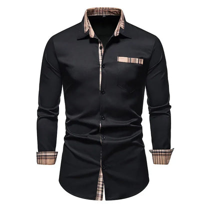 Elegant Slim Fit Men’s Formal Shirt for Business Wear