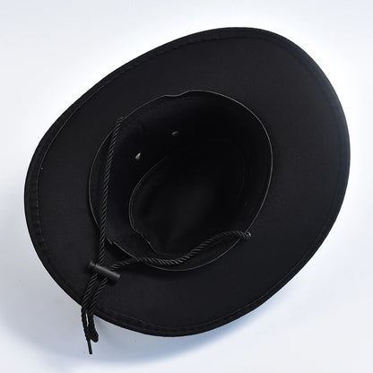 Vintage Artificial Suede Western Cowboy Jazz Hat
