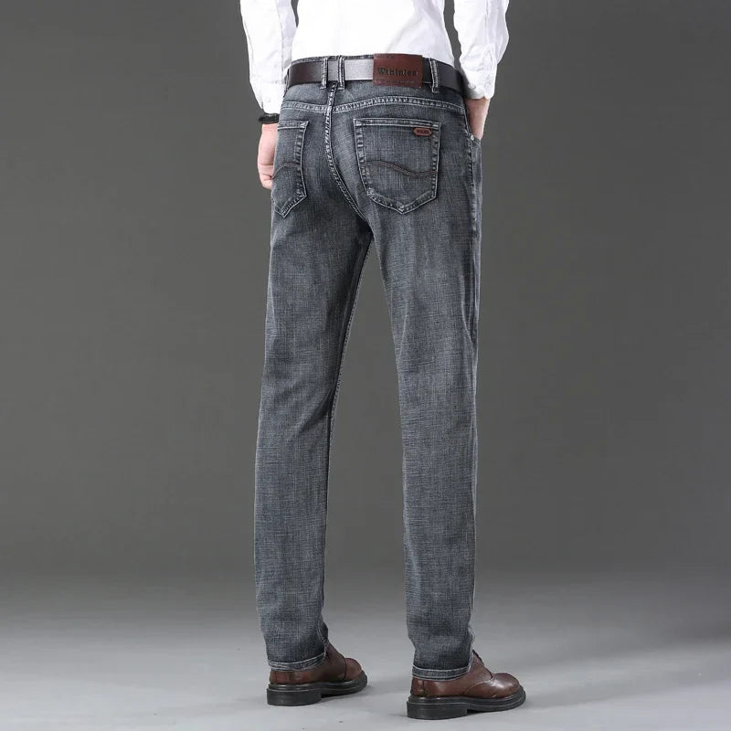Casual & Stylish Men's Classic Straight Fit Ripped Denim Jeans