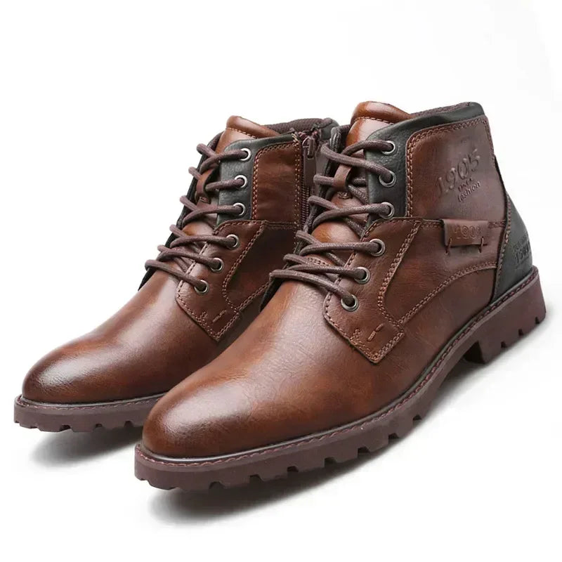 Autumn Outdoor Vintage Handmade Men’s Ankle Boots
