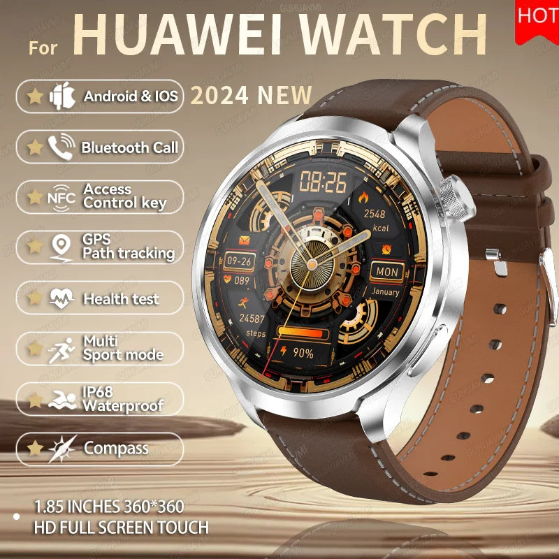 Huawei GPS Smartwatch Men 1.85" AMOLED NFC Bluetooth Call