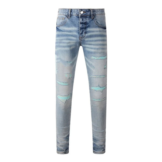 Trendy Fit Retro Streetwear Low-Rise Skinny Denim Jeans