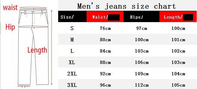 Classic Slim Fit Stretch Jeans for Men - Light Blue Denim Pants