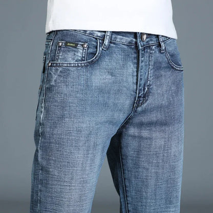 Casual & Stylish Men's Classic Straight Fit Ripped Denim Jeans